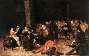 Harmen Hals Peasants at a Wedding Feast France oil painting artist